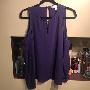 Michael Kors cold shoulder shirt